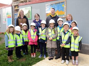 Mountfield Primary School Pupils  on site at Kilbourn House