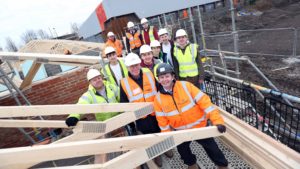 Northumbria University students learn about construction 