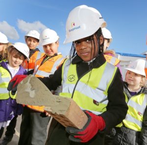 Wellbeck Academy pupils have the change to build their own wall