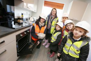 Wellbeck Academy pupils visit the showhome
